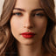 Teardrop Emerald Lip Stud, Threadless Flat Back, Minimalist Style, A-SS595