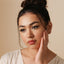 White Leaf Lip Stud, Threadless Flat Back, Minimalist Style, A-SS547