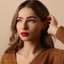Emerald Lip Stud, Threadless Flat Back, Minimalist Style, A-SS509