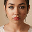 Emerald 3-Leaf Lip Stud, Threadless Flat Back, Minimalist Style, A-SS550