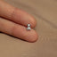 Teddy Bear Lip Stud, Threadless Flat Back, Minimalist Style, A-SS978
