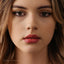 Crown Lip Stud, Threadless Flat Back, Minimalist Style, A-SS989