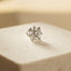 Spider Web Lip Stud, Threadless Flat Back, Minimalist Style, A-SS923