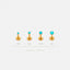 Turquoise Nose Stud, Threadless Flat Back, Minimalist Style, A-SS511 SS512 SS513 SS514