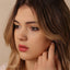 Dangle Opal Nose Stud, Threadless Flat Back, Minimalist Style, A-SS893
