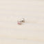 Pink Tourmaline Nose Stud, Threadless Flat Back, Minimalist Style, A-SS623