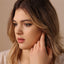 Square Nose Stud, Threadless Flat Back, Minimalist Style, A-SS899