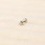 Triangle Nose Stud, Threadless Flat Back, Minimalist Style, A-SS729