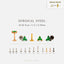 3-Petal Emerald Nose Stud, Threadless Flat Back, Minimalist Style, A-SS545