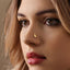 Cat Nose Stud, Threadless Flat Back, Minimalist Style, A-SS990