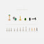 Teardrop Emerald Nose Stud, Threadless Flat Back, Minimalist Style, A-SS595