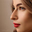 Teardrop Emerald Nose Stud, Threadless Flat Back, Minimalist Style, A-SS595