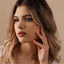 Pink Flower Nose Stud, Threadless Flat Back, Minimalist Style, A-SS998