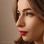 Opal Flower Nose Stud, Threadless Flat Back, Minimalist Style, A-SS559