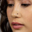 Black Ball Stud, Threadless Flat Back Earring, Minimalist Style, A-SS500 SS501 SS502