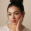 Black Ball Stud, Threadless Flat Back Earring, Minimalist Style, A-SS500 SS501 SS502