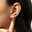 Baguette Stone Earring Set, Stacking, Minimalist Style, A-SS458 SH402 SH314