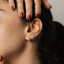 Tapered Hoop Earring Set, Stacking, Minimalist Style, A-SH318 SH184