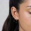 Round Beaded Hoop, Huggies Earring, Minimalist Style, A-SH219 SH221 SH223