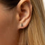 Hercules Beetle Stud, Threadless Flat Back Earring, Minimalist Style, A-SS1071