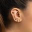 Ant Stud, Threadless Flat Back Earring, Minimalist Style, A-SS1011