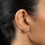 Snail Stud, Threadless Flat Back Earring, Minimalist Style, A-SS1043