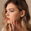 Ball Stud, Threadless Flat Back Earring, Minimalist Style, A-SS500 SS501 SS502