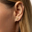 Axolotl Stud, Threadless Flat Back Earring, Minimalist Style, A-SS1021