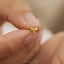 Shark Tooth Stud, Threadless Flat Back Earring, Minimalist Style, A-SS1105