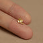 Sugar Glider Stud, Threadless Flat Back Earring, Minimalist Style, A-SS1107
