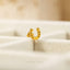 Horseshoe Stud, Threadless Flat Back Earring, Minimalist Style, A-SS980