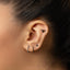 Ram Skull Stud, Threadless Flat Back Earring, Minimalist Style, A-SS1029