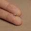 Hippo Stud, Threadless Flat Back Earring, Minimalist Style, A-SS1065