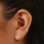 Cactus Stud, Threadless Flat Back Earring, Minimalist Style, A-SS918