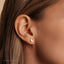 Cat Stud, Threadless Flat Back Earring, Minimalist Style, A-SS990