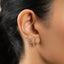Raccoon Stud, Threadless Flat Back Earring, Minimalist Style, A-SS1023