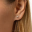 Starfish Stud, Threadless Flat Back Earring, Minimalist Style, A-SS1149