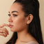 Feather Stud, Threadless Flat Back Earring, Minimalist Style, A-SS919