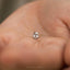 Cute Skull Stud, Threadless Flat Back Earring, Minimalist Style, A-SS1096