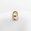 a heart shaped padlock on a white shirt