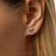 Fennec Fox Stud, Threadless Flat Back Earring, Minimalist Style, A-SS1084