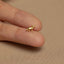 Fennec Fox Stud, Threadless Flat Back Earring, Minimalist Style, A-SS1084