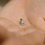 Finger Heart Stud, Threadless Flat Back Earring, Minimalist Style, A-SS1009