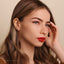 Spike on Baguette Stud, Threadless Flat Back Earring, Minimalist Style, A-SS898