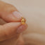 Finger Crossed Stud, Threadless Flat Back Earring, Minimalist Style, A-SS1123