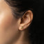 Grave RIP Stud, Threadless Flat Back Earring, Minimalist Style, A-SS1146