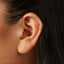 Square Stud, Threadless Flat Back Earring, Minimalist Style, A-SS899