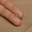 Morning Glory Stud, Threadless Flat Back Earring, Minimalist Style, A-SS1055