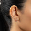 Groundhog or Marmot Stud, Threadless Flat Back Earring, Minimalist Style, A-SS1034