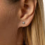 8 Point Star Stud, Threadless Flat Back Earring, Minimalist Style, A-SS1135